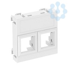 Корпус компьютерной розетки Modul45 (прямой) 45х45мм DTG-02LE AL1 серебр. OBO 6119308