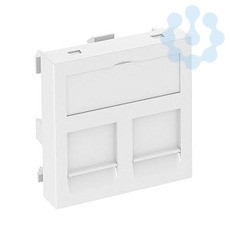 Корпус компьютерной розетки Modul45 (прямой) 45х45мм DTG-2RM SWGR1 черн. OBO 6119294