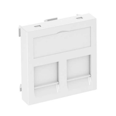 Корпус компьютерной розетки Modul45 тип A (прямой) 45х45мм DTG-2A SWGR1 черн. OBO 6119204