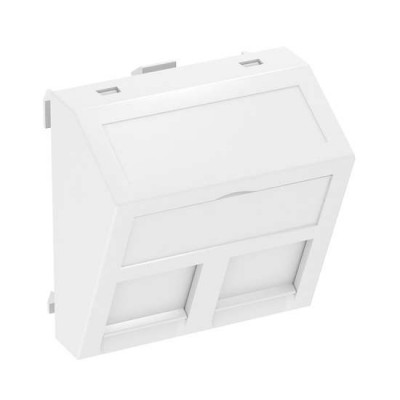Корпус компьютерной розетки Modul45 тип C (наклонный) 45х45мм DTS-2C SWGR1 черн. OBO 6119252