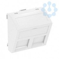 Корпус компьютерной розетки Modul45 тип C (наклонный) 45х45мм DTS-2C SWGR1 черн. OBO 6119252