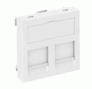 Корпус компьютерной розетки Modul45 тип С (прямой) 45х45мм DTG-2C SWGR1 черн. OBO 6119216