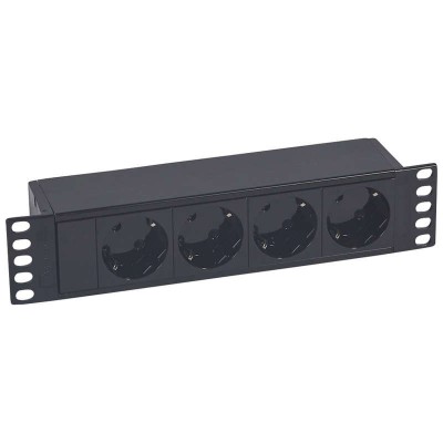 Блок 4 розетки 2К+З 10дюйм Leg 046226