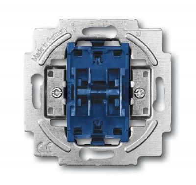 Механизм выключателя 2-кл. 1п 2мод. СП Basic 10А IP20 250В ABB 2CKA001011A0928