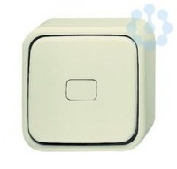 Переключатель 1-кл. ОП Busch-Duro 2000 AP 10А IP44 с подсветкой крем./бел. ABB 2CKA001042A0662
