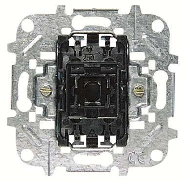 Механизм выключателя 1-кл. 2п СП Olas/Tacto 10А IP20 250В ABB 2CLA810120A1001