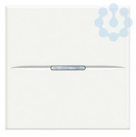Выключатель 1-кл. 1п 2мод. СП Axolute Axial 16А IP2X 250В винт. клеммы дизайн AXIAL бел. Leg BTC HD4001M2