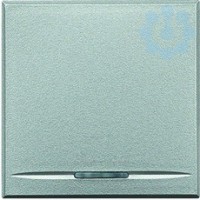 Выключатель 1-кл. 1п 2мод. СП Axolute 16А IP20 алюм. Leg BTC HC4051/2