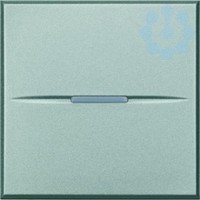 Кнопка 1п (NO) 16А 250В 2мод. винт. клеммы дизайн AXIAL Axolute алюм. Leg BTC HC4005/2