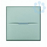 Кнопка 1п (NС) 10А 250В 2мод. Axolute алюм. Leg BTC HC4034/2