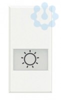 Кнопка 1п (NO) 10А 250В с символом «лампа» Axolute бел. Leg BTC HD4043