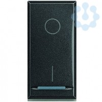 Переключатель проходной 1-кл. 1п СП Axolute 20А IP20 250В антрацит Leg BTC HS4053/20