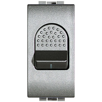 Выключатель 1-кл. 2п 1мод. СП LivingLight 32А IP20 127/250В алюм. Leg BTC NT4011