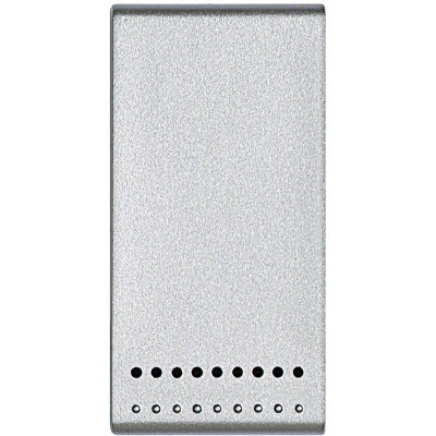 Кнопка (NO) 10А 2P с независ. контактами LivingLight алюм. Leg BTC NT4044N