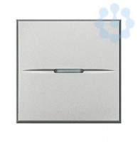 Выключатель 1-кл. 1п 2мод. СП Axolute Axial 16А IP20 алюм. Leg BTC HC4001/2