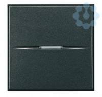 Выключатель 1-кл. 1п 2мод. СП Axolute Axial 16А IP20 антрацит Leg BTC HS4001/2
