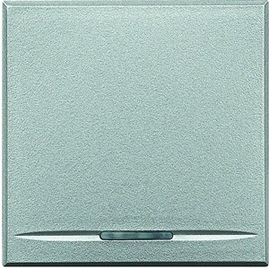Выключатель 1-кл. 1п 2мод. СП Axolute 16А IP20 алюм. Leg BTC HC4051/2