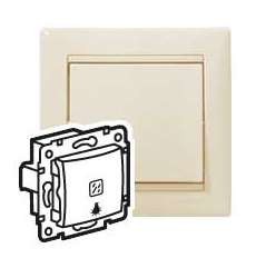 Механизм кнопки 1-м СП Valena с подсветкой симв. лампа сл. кость Leg 774313