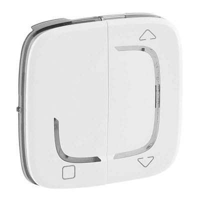 Панель лицевая Valena Allure MyHome Play Zigbee для радиоприемного выкл.; для приводов жалюзи/рольставень бел. Leg 75473