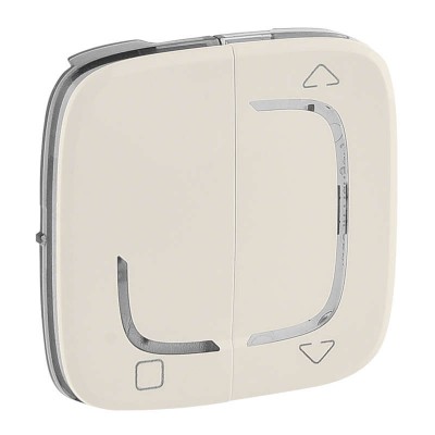 Панель лицевая Valena Allure MyHome Play Zigbee для радиоприемного выкл.; для приводов жалюзи/рольставень сл. кость Leg