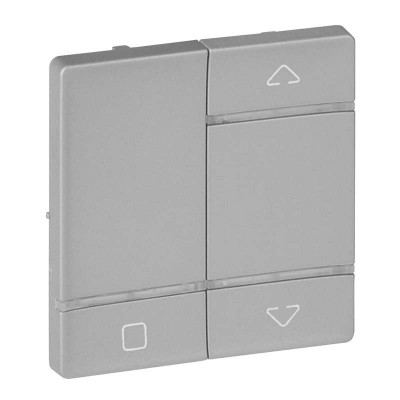 Панель лицевая Valena Life MyHome Play Zigbee для радиоуправляющего уст-ва управления жалюзи/рольставень алюм. Leg 75483
