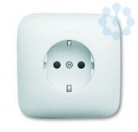 Розетка 1-м СП Reflex SI 16А IP21 250В Schuko в корпусе KS альп. бел. ABB 2CKA002013A4664