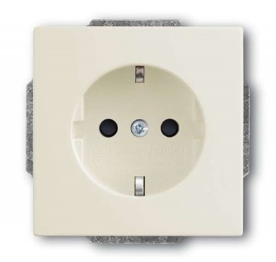 Розетка Schuko Solo/future 16А 250В защ. шторки chalet-white ABB 2013-0-5370