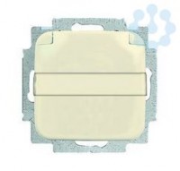 Розетка 1-м СП 1мод. Busch-Duro 2000 SI 16А IP21 250В Schuko с крышкой с полем для надписи сл. кость ABB 2CKA002018A0604