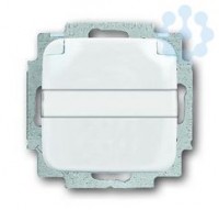 Розетка 1-м СП Reflex SI 16А IP21 250В Schuko с крышкой с полем для надписи альп. бел. ABB 2CKA002018A0885
