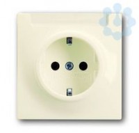 Розетка 1-м СП 1мод. Impuls 16А IP21 250В Schuko с полем для надписи сл. кость ABB 2CKA002011A3846