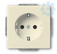 Розетка 1-м СП 1мод. Future/solo 16А IP20 250В Schuko с LED-подсветкой сл. кость ABB 2CKA002013A5292
