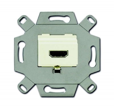 Механизм HDMI-розетки/разъема HDMI-type A Full HD 20 полюсов сл. кость ABB 2CKA000230A0430