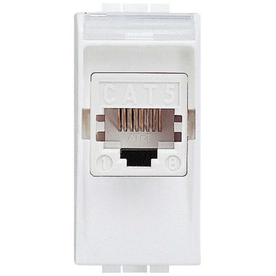 Розетка компьютерная RJ45 кат.5 UTP Leg BTC N4261AT5