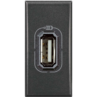 Разьем для зарядки USB Axolute антарцит Leg BTC HS4285C
