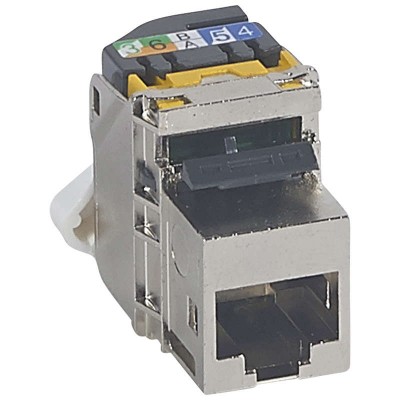 Механизм розетки компьютерной Keystone RJ45 кат.6A UTP Leg 033155