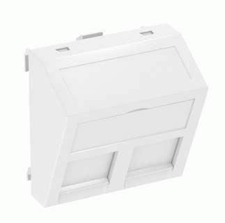 Корпус компьютерной розетки Modul45 тип EP (наклонный) 45х45мм DTS-2EP SWGR1 черн. OBO 6119270