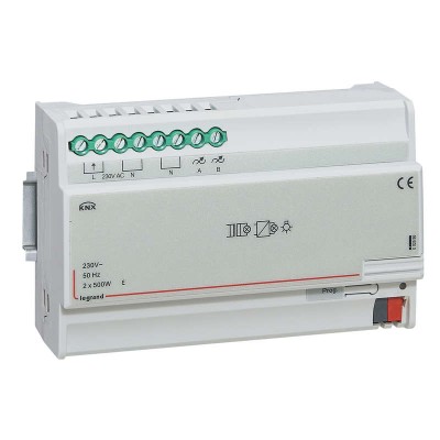 Светорегулятор универсальный KNX 500ВА 2-кан. DIN 8мод. Leg 002686