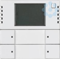 Терморегулятор 6128/28-84-500 KNX с дисплеем и сенсором 2/4-клавишный альп. бел. ABB 2CKA006134A0334