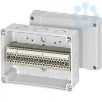 Коробка распределительная ОП 125х167х82мм IP65 RK9104 с ряд. клемн. 24к. HENSEL 6000033