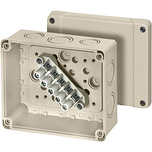 Коробка распр. ОП 119х139х70 с клемн. IP65 KF 9065 HENSEL 6000456