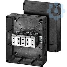 Коробка распределительная ОП 260х210х117мм IP66/67 с клемм. KD 5355 черн. HENSEL 60000795