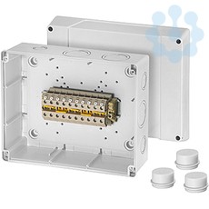 Коробка распределительная ОП 260х210х117мм IP55/65 с клемм. K 9351 сер. HENSEL 60001009