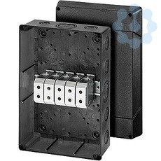 Коробка распр. ОП 310х210х116 с клемн. IP66 черн. KF 5505 HENSEL 60000725