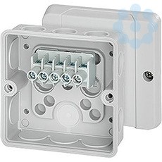 Коробка распределительная ОП 88х88х47мм IP55 с клемм. DE 9325 сер. HENSEL 6000044