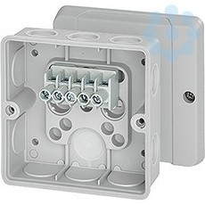 Коробка распределительная ОП 98х98х52мм IP55 с клемм. DE 9345 сер. HENSEL 6000272