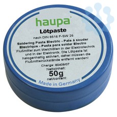Паста паяльная контактная 50г HAUPA 160090