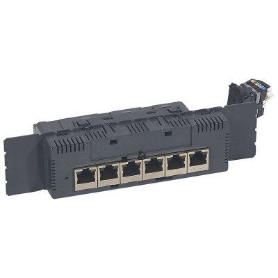 Коммутатор 6 портов RJ45+2 подкл. медь Leg 067361