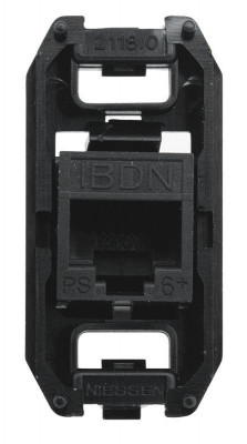 Разъем телекоммуникац. 8 конт. 6 кат. UTP тип RJ45 ABB 2CLA201860A1001