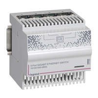 Коммутатор 1Гбит на 4вых. RJ45. размер: 4DIN Leg 413009