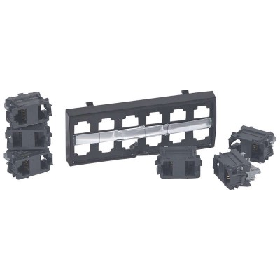 Блок розеток с разветв. 6х2RJ45 тел./интернет Leg 033536
